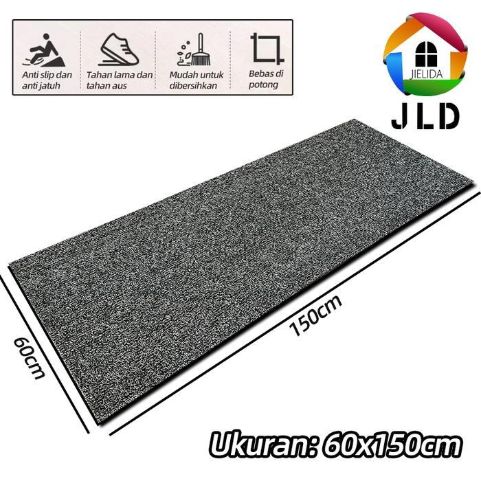 JIELIDA KESET KARPET PVC MIE BIHUN 60 X 150CM TEBAL 16MM KESET ANTI SLIP 2 WARNA