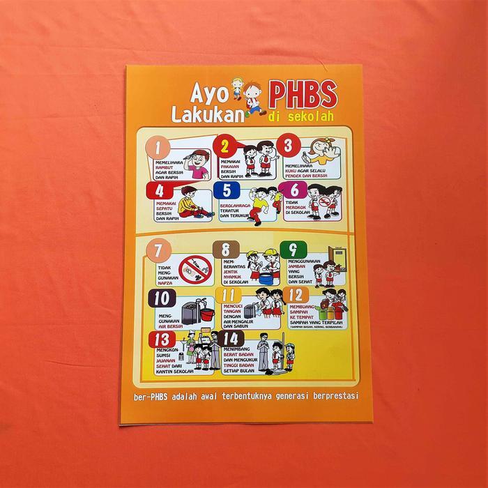Poster PHBS Anak Sekolah