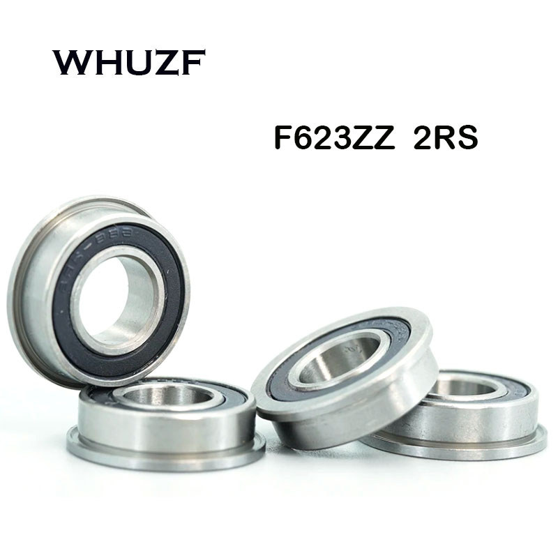 bearings F623ZZ Flange Bearing 3x10x4 mm ABEC-7 Miniature Flanged F623 Z ZZ Ball Bearings