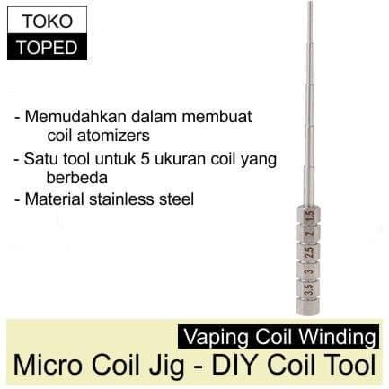 Micro Coil Jig Tool alat gulung lilit kawat wire koil *