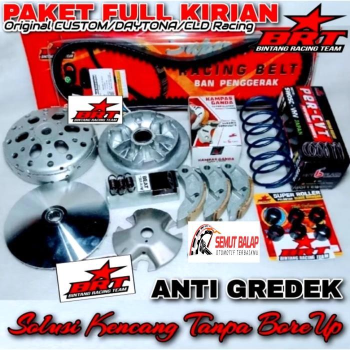PAKET UPGRADE KIRIAN CVT MIO KARBU BRT RACING PAKET KIRIAN CVT MIO SOUL PAKET CVT KAMPAS GANDA