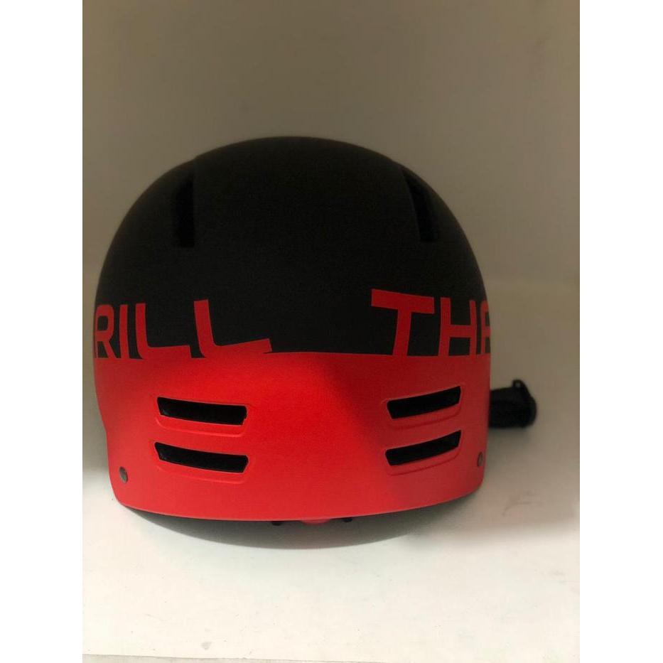 Helmet Sepeda Gunung Lipat Thrill Urban Size L Hitam Merah