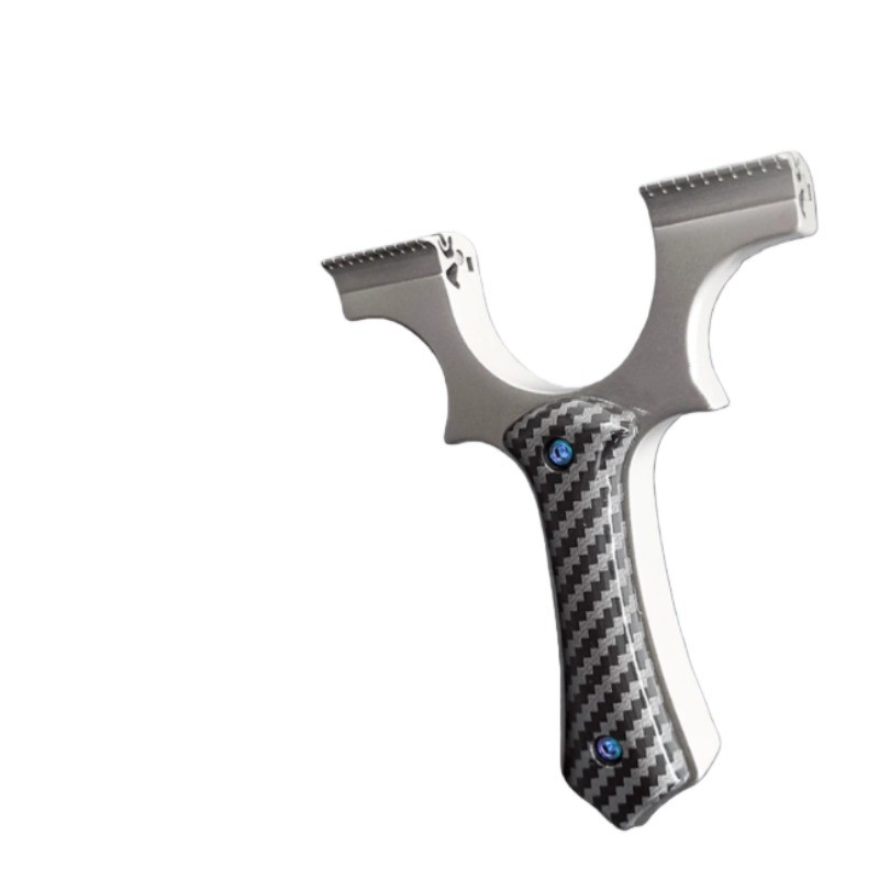 Stainless Steel Slingshot Fast Press Slingshot High-precision Shooting Slingshot Outdoor Combat