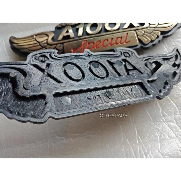 Emblem Cover Tutup Aki Accu Set Suzuki A100 A100X Special Nos Terbaru
