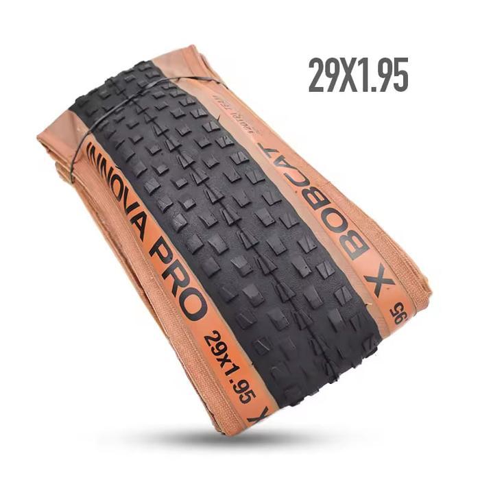 BAN LUAR SEPEDA 29X1.95 INNOVA PRO TIRE MTB TAN SKINWALL KEVLAR ULTRALIGHT BLACK BROWN FOLDING