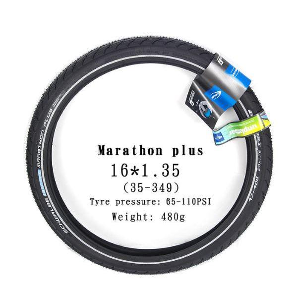 Ban Luar Sepeda 16 Inch Schwalbe Marathon Plus 16 349 Original