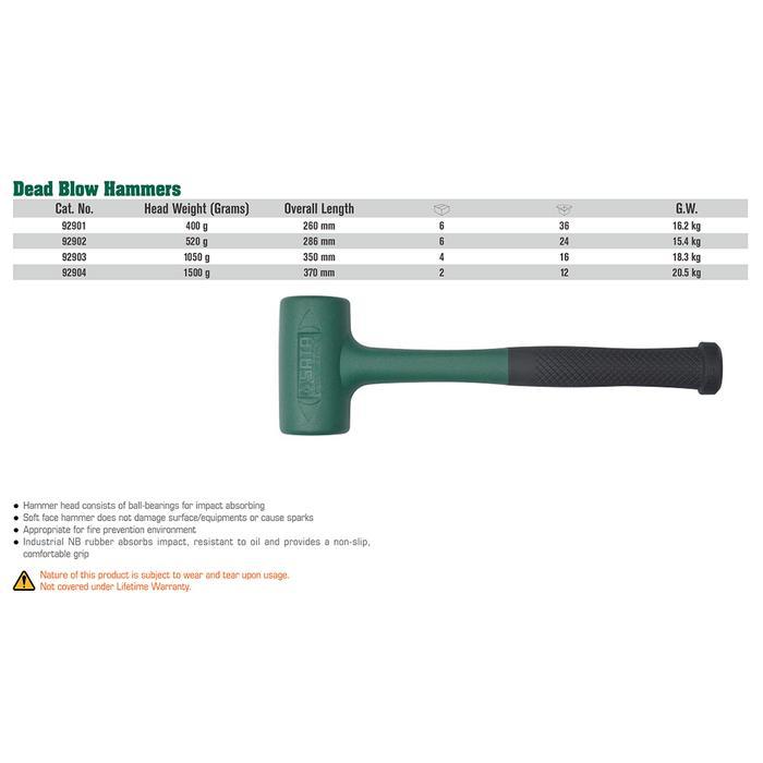 PALU DEAD BLOW HAMMER 92902 SATA TOOLS