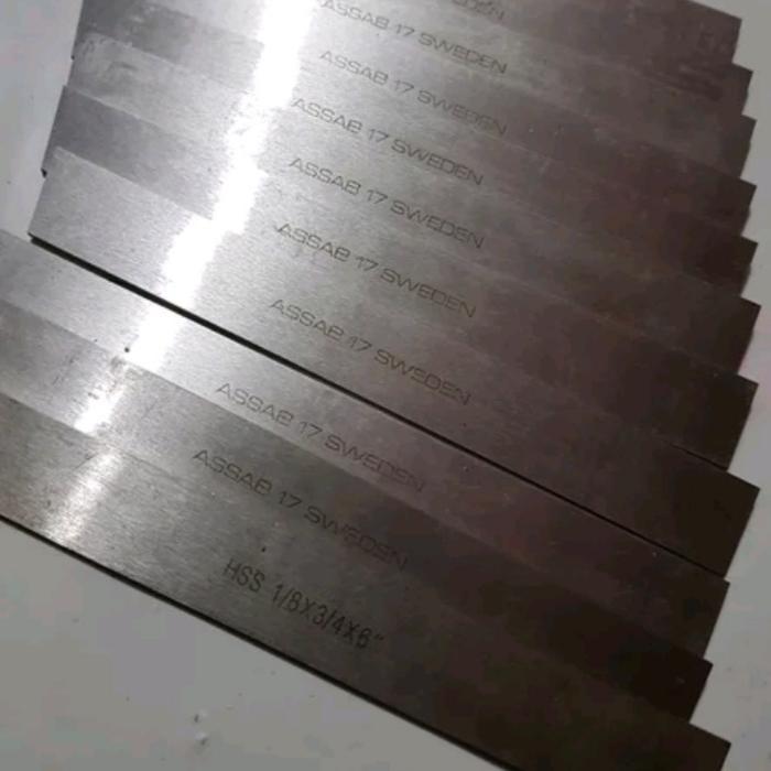 HSS Pisau Potong ASSAB 17 SWEDEN Mata Pahat Bubut HSS Rectangular