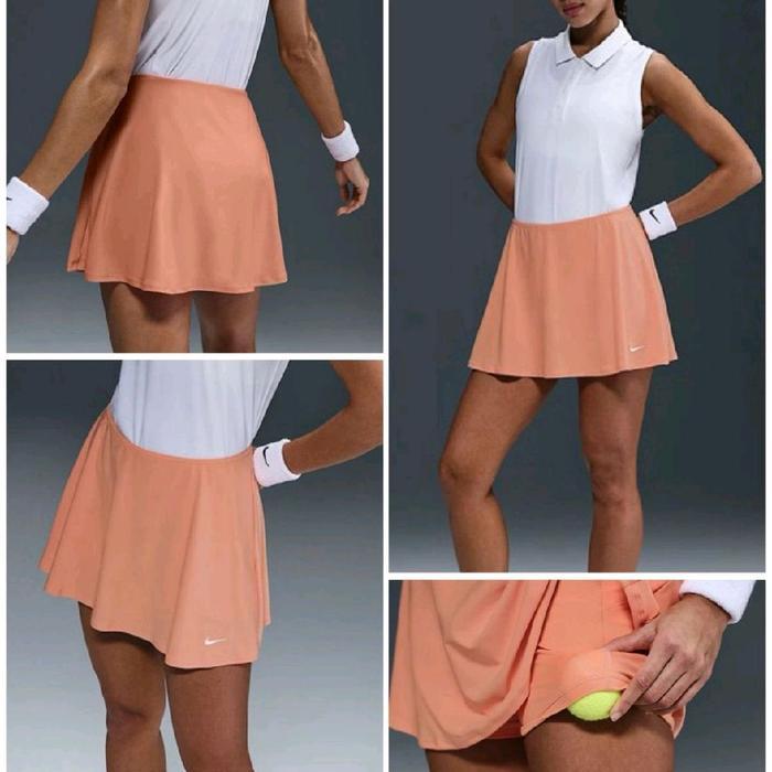 nike womens flouncy skirt tennis rok tenis padel 100% authentic