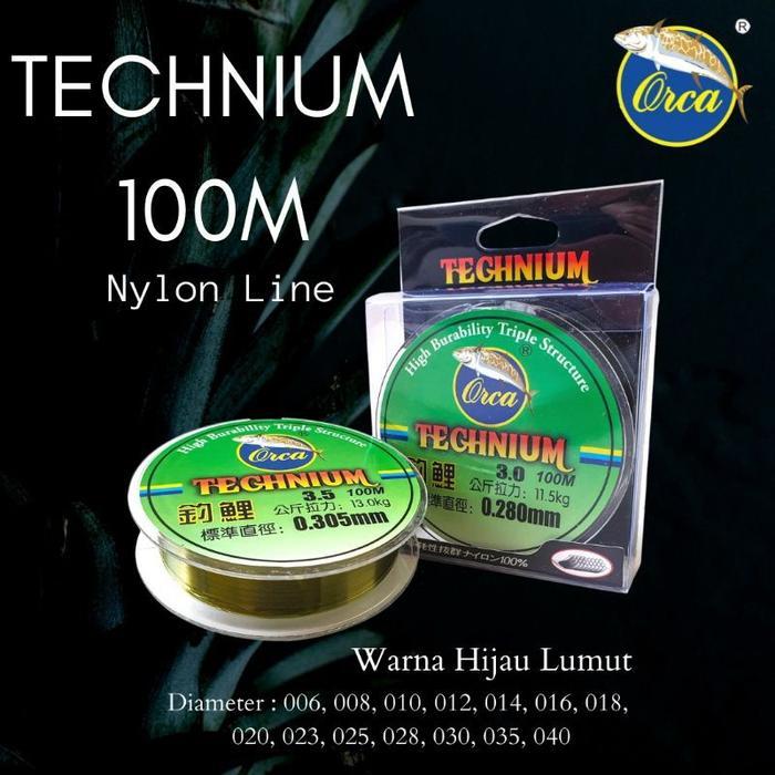 Senar orca technium 100m- orca tecnium orca teknium senar technium senar teknium senar pancing-super