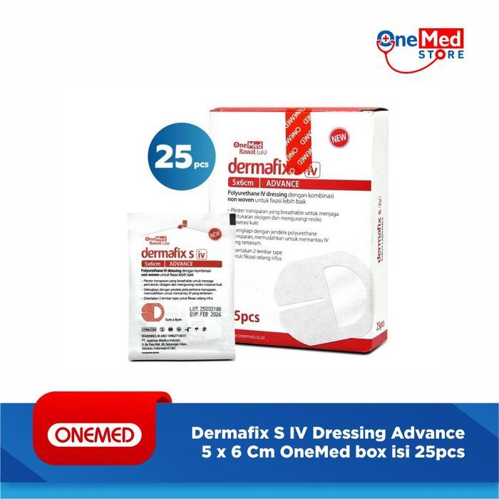 Sale Dermafix S Iv Dressing Advance 5 X 6 Cm Onemed Box Isi 25Pcs