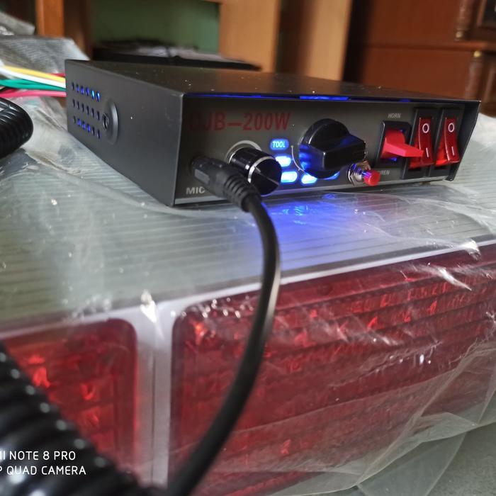 ROTATOR LIGHTBAR AMBULANCE DAMKAR MERAH LTF-5000 SET SIRINE TERMURAH