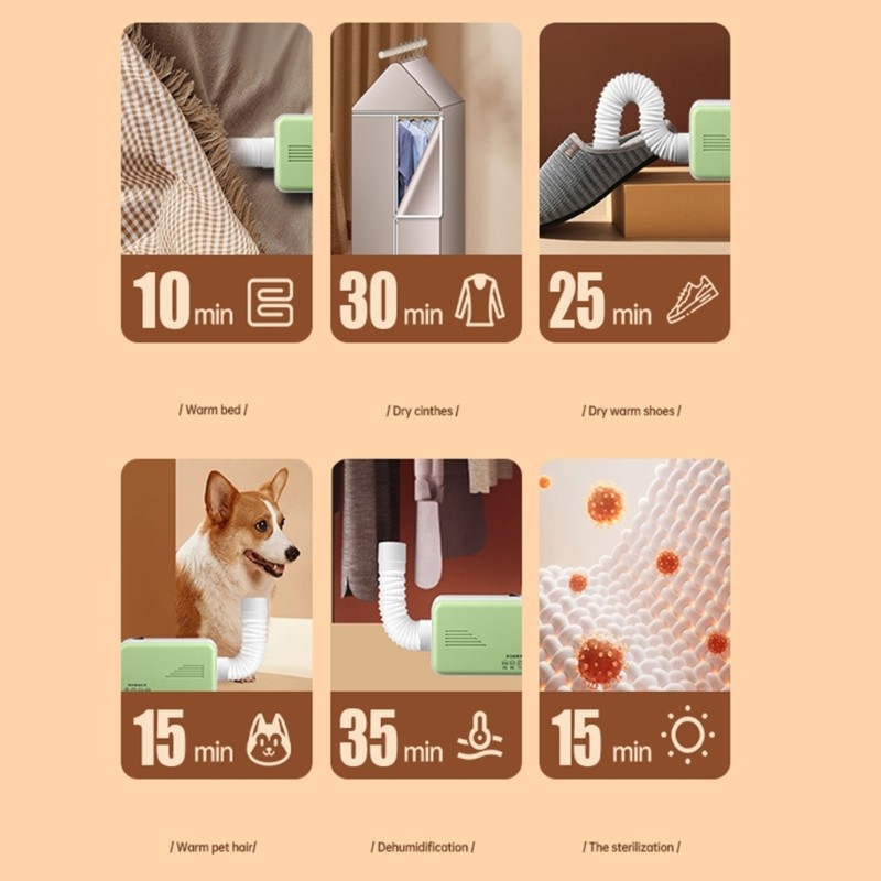 Multifunctional Dryer Electric Clothes Dryer Portable Laundry Dryer Machine Dryer Drying Solution