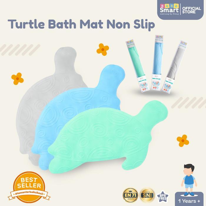 Alas Kamar Mandi Anti Slip BEBE SMART Turtle Bath Mat Anti Slip Alas Anti Slip Kamar Mandi