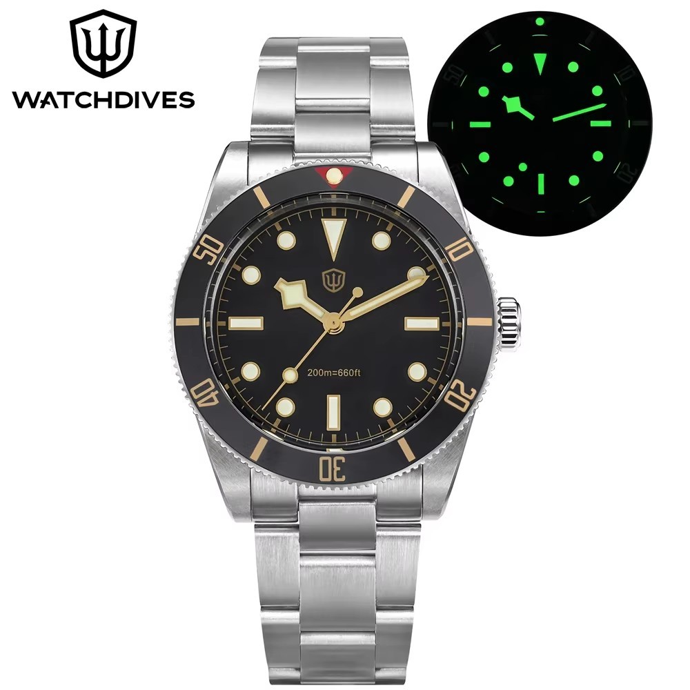 Watchdives WD7922 Quartz Watch Men VH31 Movement Sapphire Crystal 200m Waterproof Wristwatch