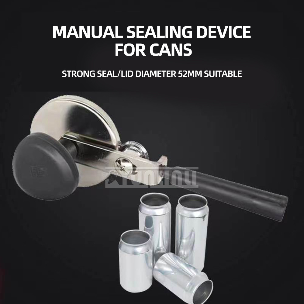 Manual Can Sealer Portable Bottle Sealing Machine Aluminum Cans Sealing Machine Plastic PET Cans