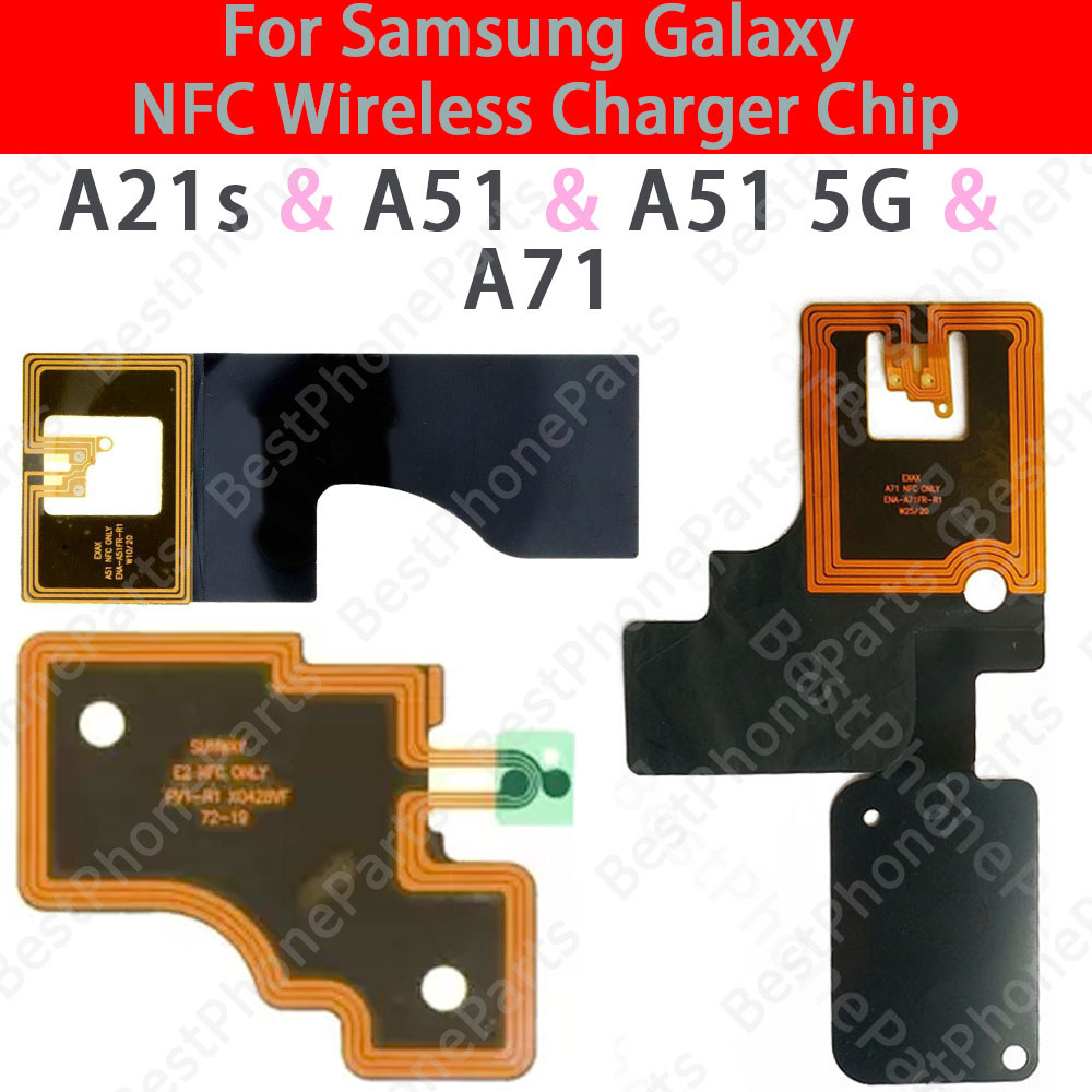NFC Antenna Wireless Charging For Samsung Galaxy A21s A51 5G A71 Phone New Back NFC Loud Speaker