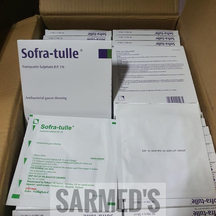 Sedia Sofratulle Kasa Jaringan 10 x 10 / Sofrra-tulle Kasa Jaringan 10 x 10 / Sofratulle box isi 10