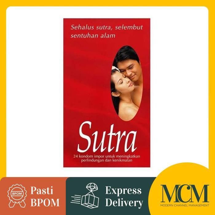 Xoticxquisite Kondom Sutra Merah Isi 24 Pcs - Kondom Tipis Sutra