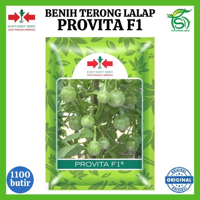 Thebest- Benih Terong Lalap PROVITA F1 1100 Biji - Bibit Cap Panah Merah