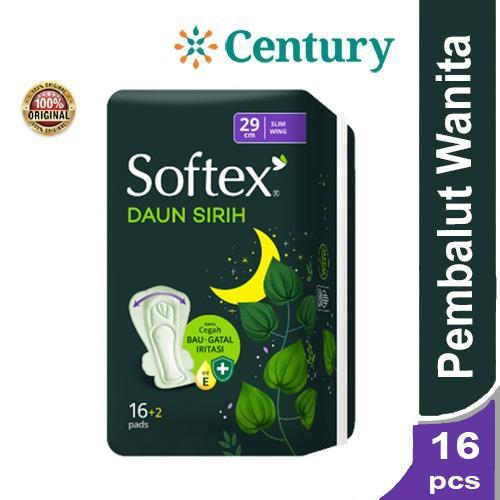 Softex Daun Sirih Sirih Pembalut 29cm 16's / Pembalut