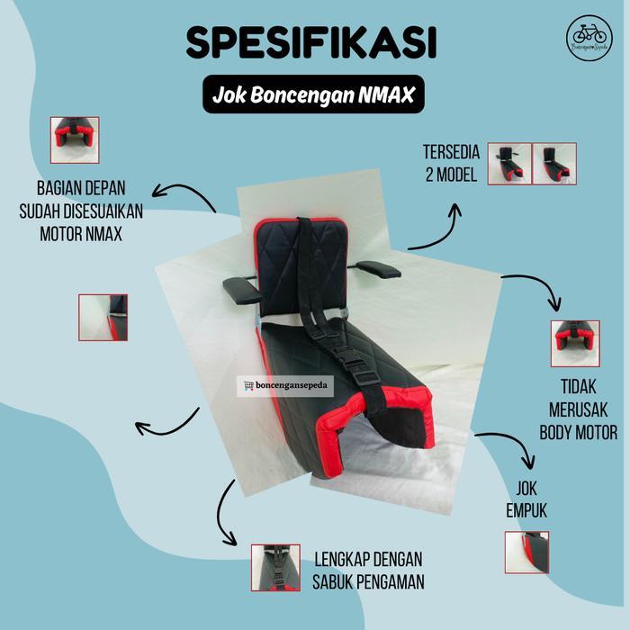 NEW Jok Boncengan Anak Motor ALL NMAX / Kursi Boncengan Motor NMAX