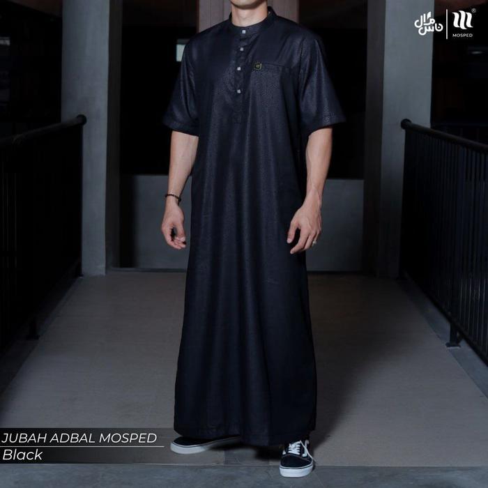 Jubah Adbal Dewasa Motif Emboss By Mosped