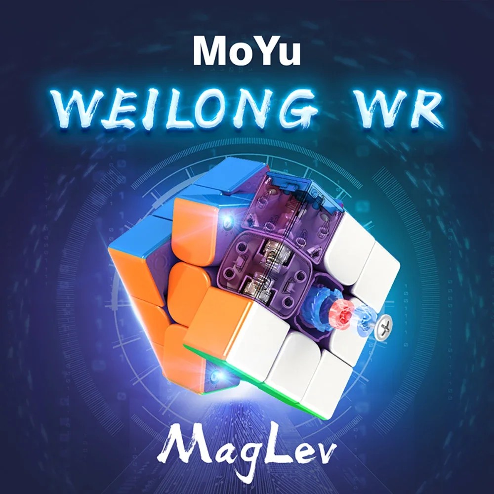 MOYU 2021 3x3 WeiLong WR M MagLev 3X3 Magnetic Levitation Weilong WRM 2021 Lite Magic Speed Cube