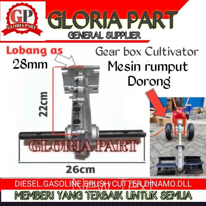 Gear box cultivator Mesin rumput dorong