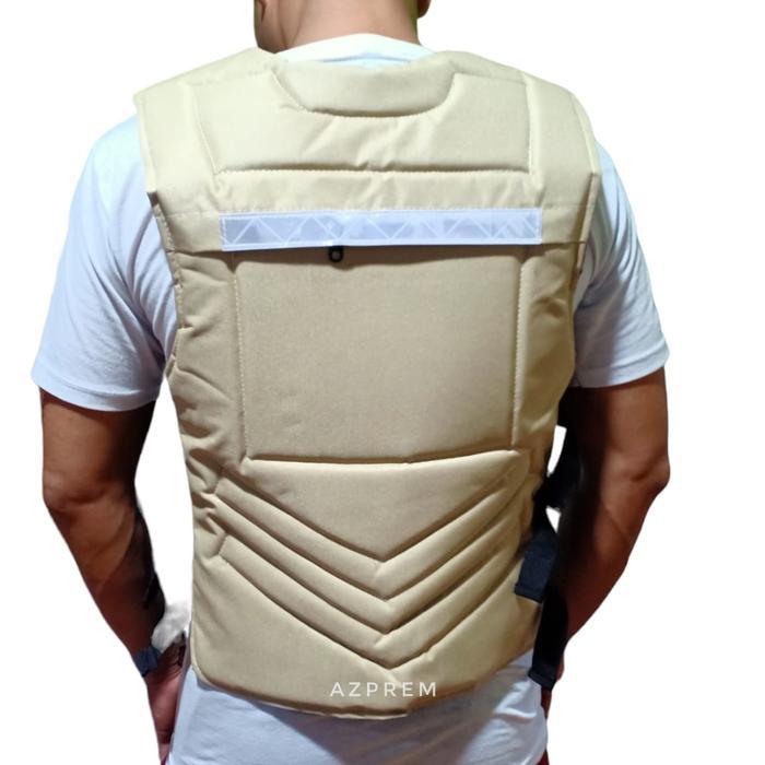 Jaket Motor Rompi Pelindung Dada Dan Punggung Anti Angin Pasti Ori