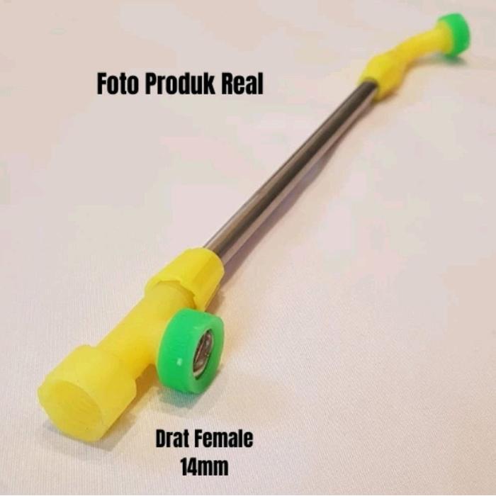 Sprayer Nozzle Kipas Mata 2 Lubang Dan Mata 3 Lubang Stainless Kabut Halus Elektrik/Manual