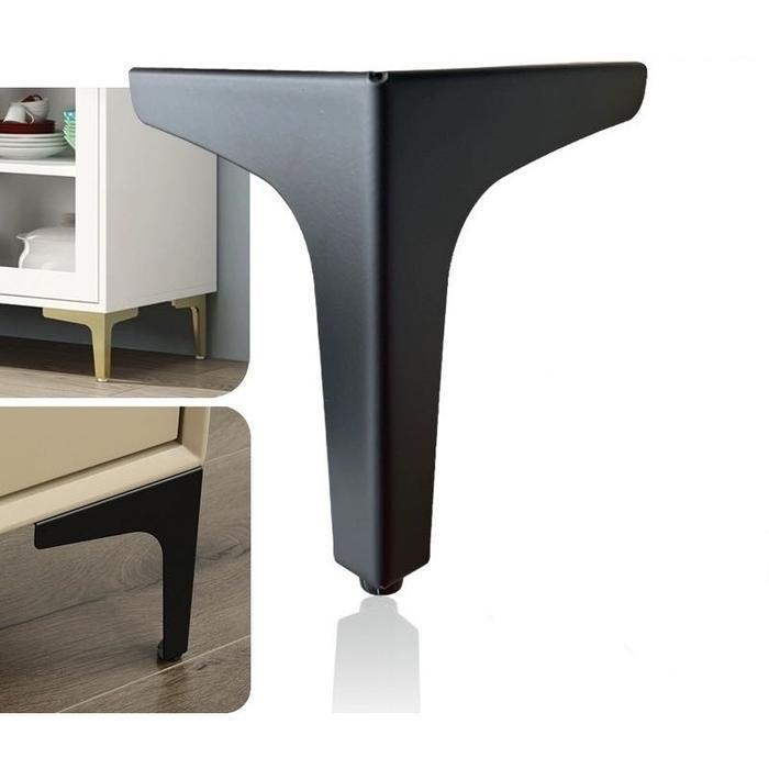 4pcs/set Kaki Sofa / Sofa Leg Model Pesawat / Kaki Besi/Kaki Sofa Segitiga/Sofa Leg Besi Model Segi