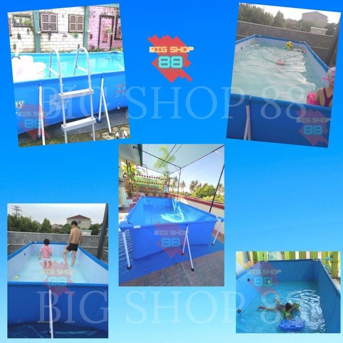 KOLAM RENANG ANAK JUMBO BESTWAY KOLAM RENANG PORTABLE FRAME 4 METER