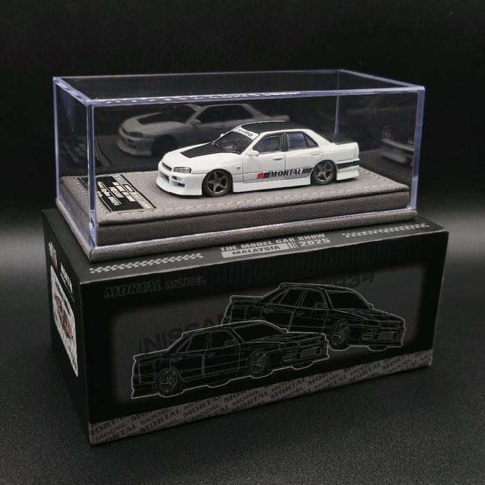 Mortal Model TMCS Malaysia 2025 Nissan URAS ER34 Skyline 25GT-t White Carbon