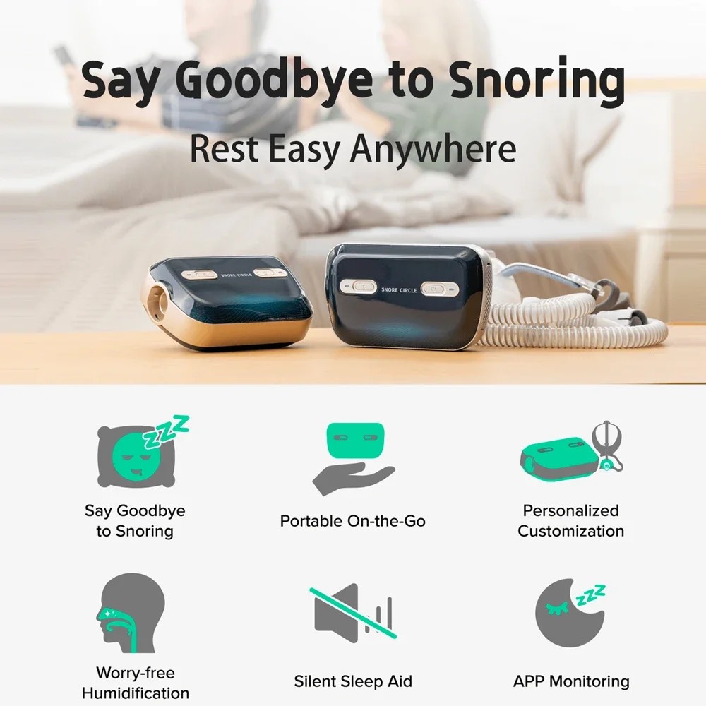 Portable Bluetooth CPAP APAP Ventilator Anti Snoring And Sleep Apnea For Sleep Apnea Syndrome And