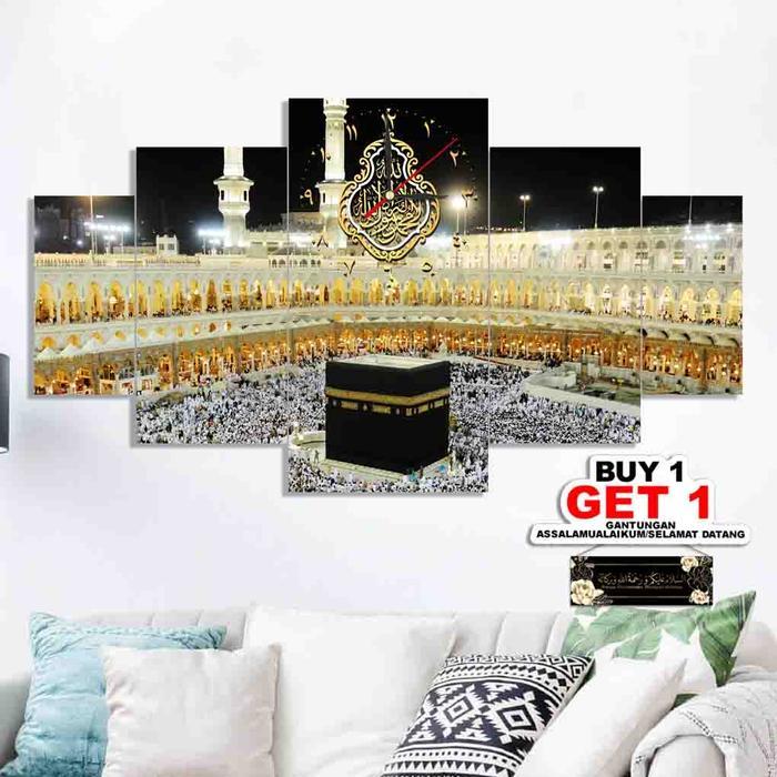 Hiasan Dinding Ka'bah Mekah Dekorasi Rumah Islami Kabah