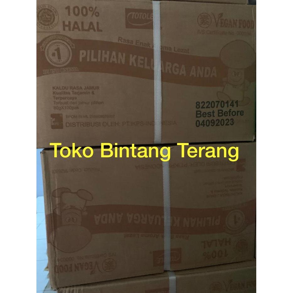 Bumbu Kaldu Jamur Totole 80 Gram 1 Dus Isi 100 Pcs X 80Gr Per Karton