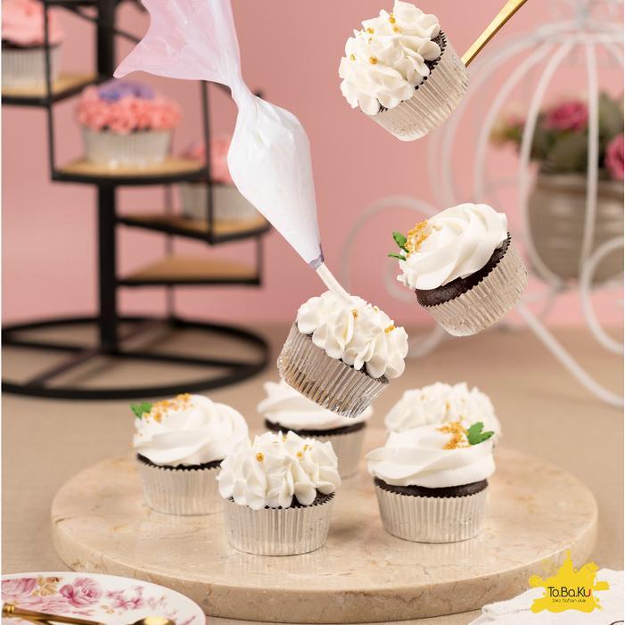 Mili Butter Cream Vanilla 10 Kg - Sangat Praktis Lembut dan Creamy Tekstur Kokoh Tidak Mudah Meleleh