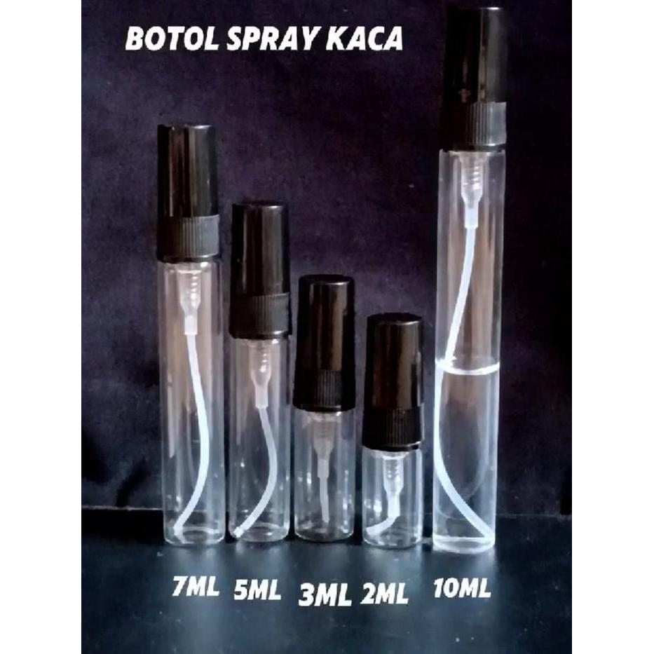 2ml Botol Spray Kaca Botol Refill Parfum Pen Decant Stik Vial