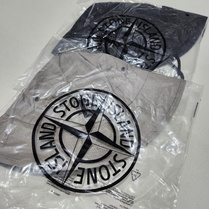 Bucket Hat Stone Island Nylon Fabric #Gratisongkir