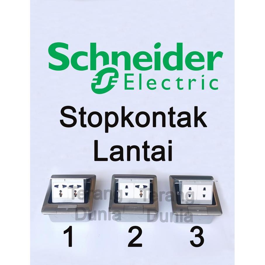 Stopkontak Lantai Schneider Colokan Lantai Schneider E227F_ABE