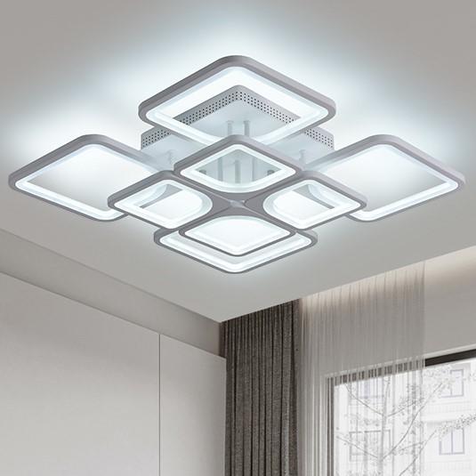 LAMPU PLAFON LED MODERN LAMPU HIAS PLAFON 3 WARNA DENGAN REMOTE