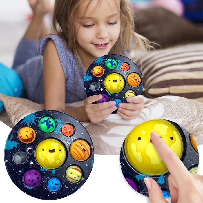 AF simple dimple POP IT fidget toys planet mainan edukasi