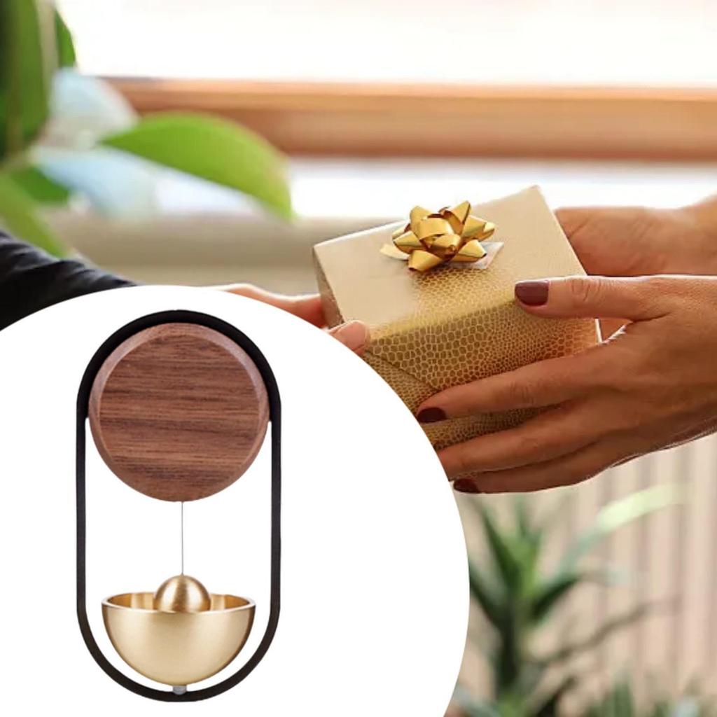 Shopkeepers Bell Doorbell Lucky Gift Decor Wood Door Wardrobe Hanging Bell