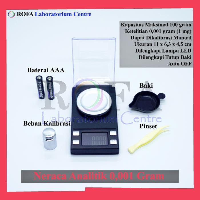 Cuci Gudang Neraca Analitik / Timbangan Analitik / Timbangan Laboratorium / Timbangan Digital 0,001