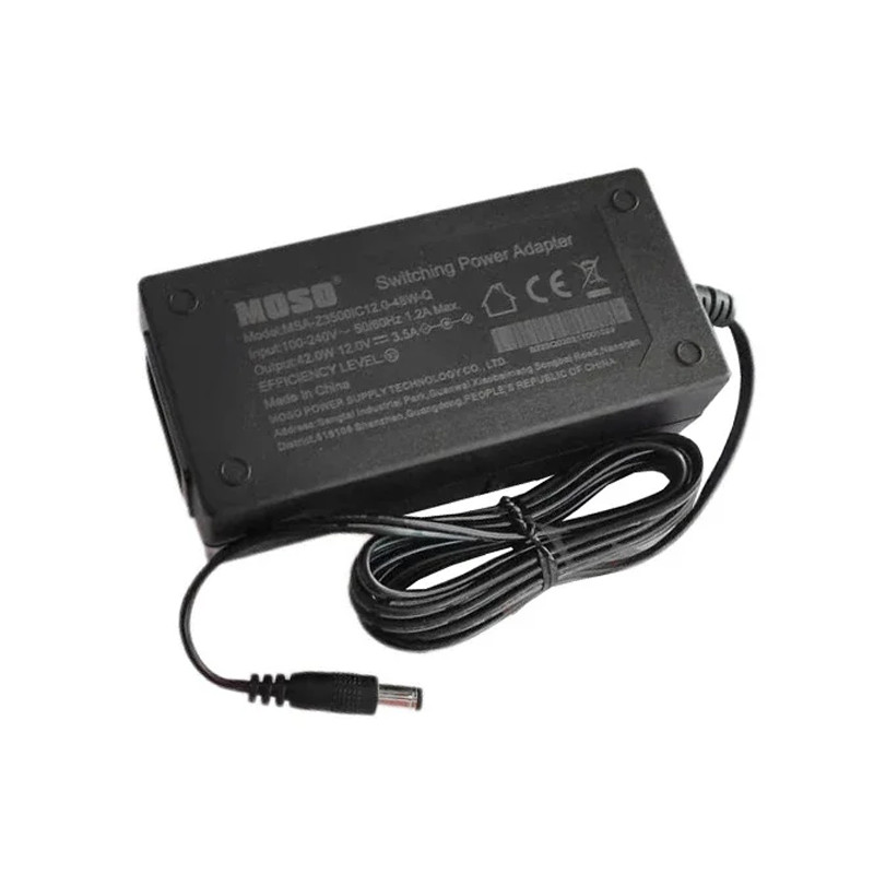 Power Adapter 12V 3.5A, Barrel 5.5/2.1mm, 3-Prong, MSA-Z3500IC12.0-48W-Q