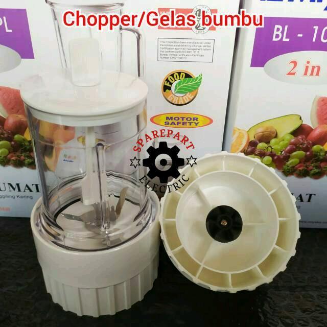 Philips - Choper Gelas Bumbu - Wetmill Blender Viva Sanex Gmc Dll