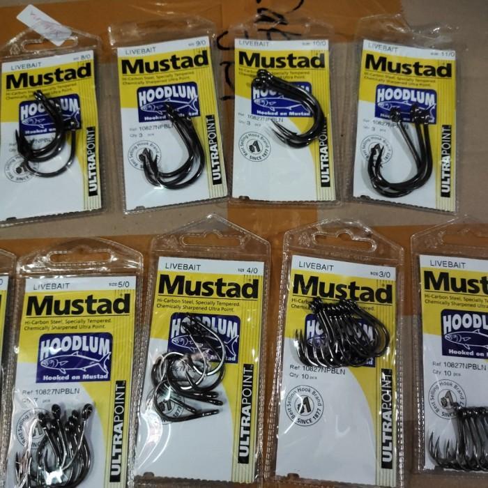 Pancing Mata Kail Mustad Live Bait Hoodlum Kail Laut #Gratisongkir