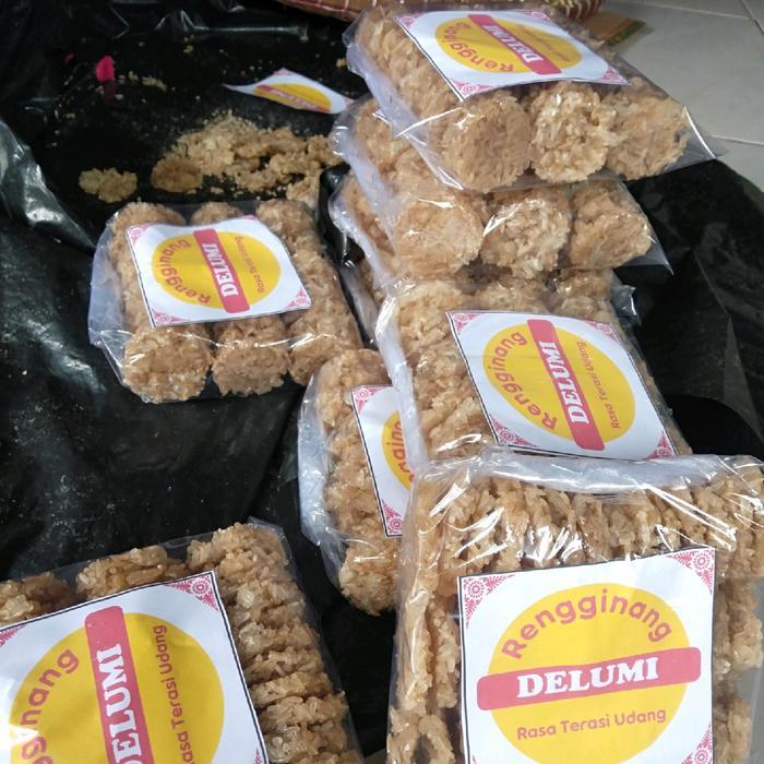 "New" Rengginang terasi merk delumi isi 40 pcs ukuran mini/ renginang mentah/ ranginang rainbow