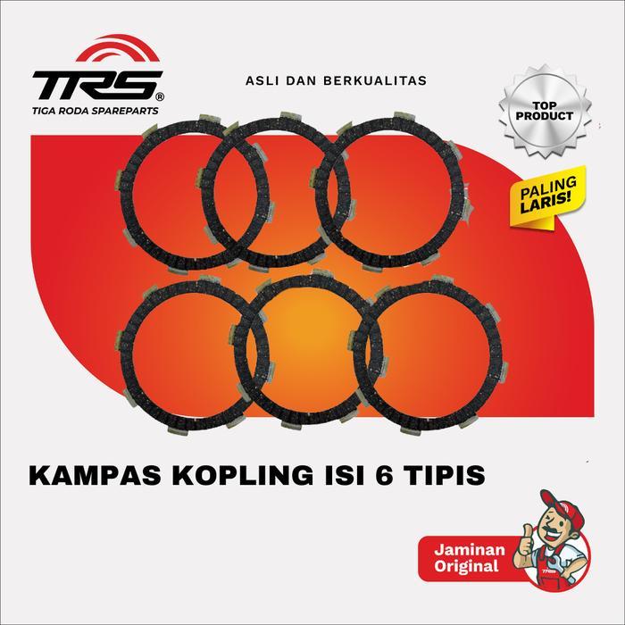 Ready Trs Kampas Kopling Isi 6 Tipis Viar 150 200Cc Lampu Bulat Pnp Kaisar Tossa Neww
